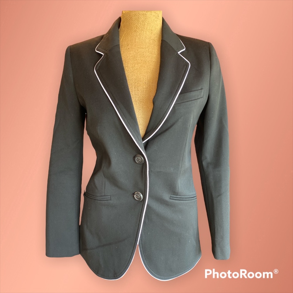 Mng By Mango Black Blazer Structured For A More S… - image 1